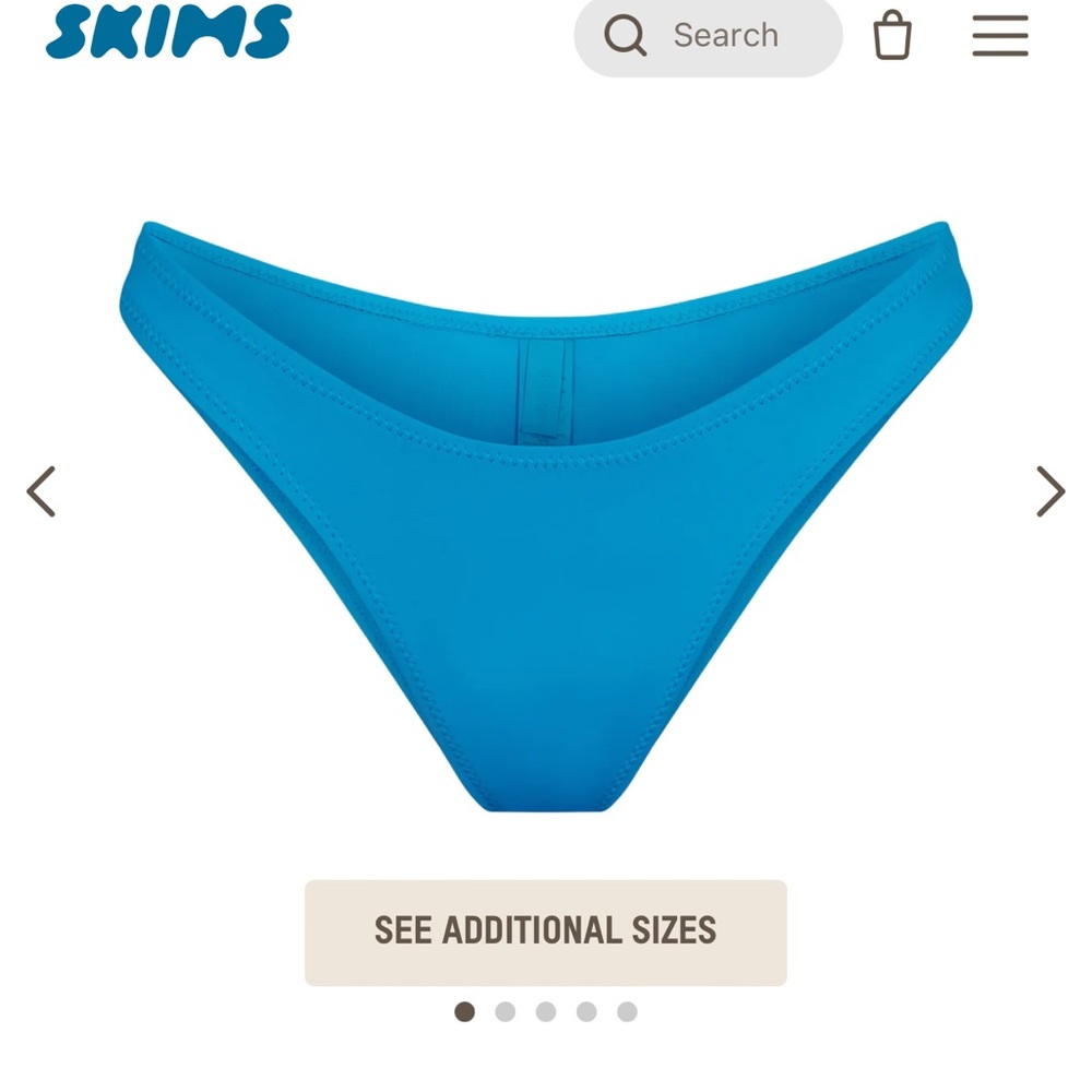 SKIMS swim Cheeky Tanga bikini bottom NWT